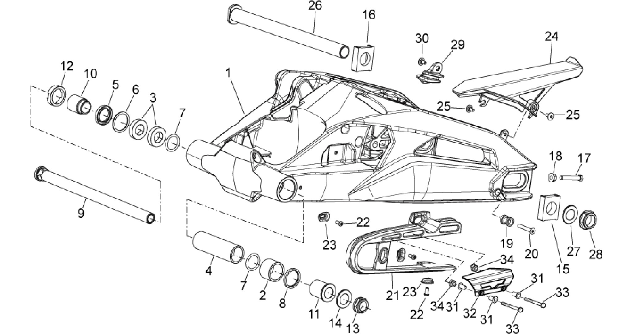 Swing arm