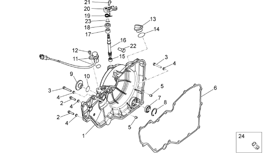 Clutch cover