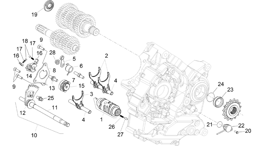 Gear box selector
