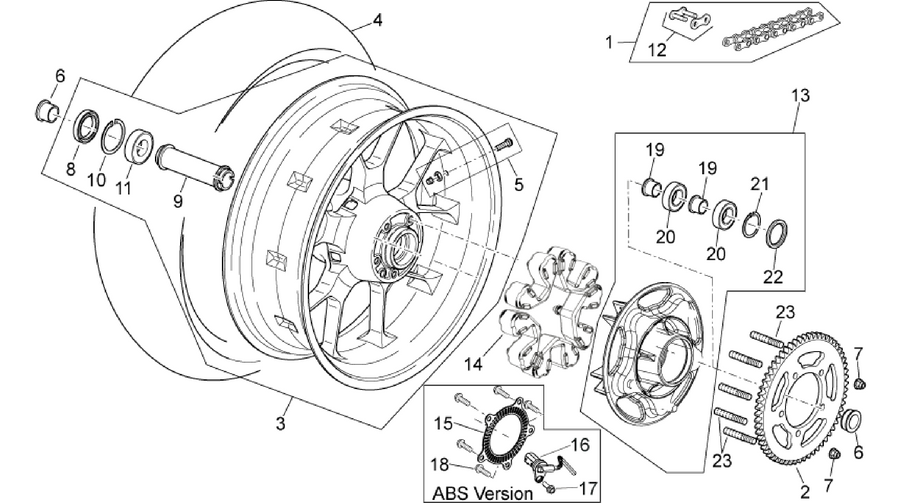 Rear wheel