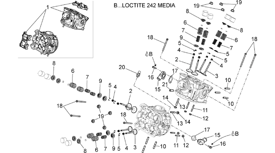 Cylinder head - valves
