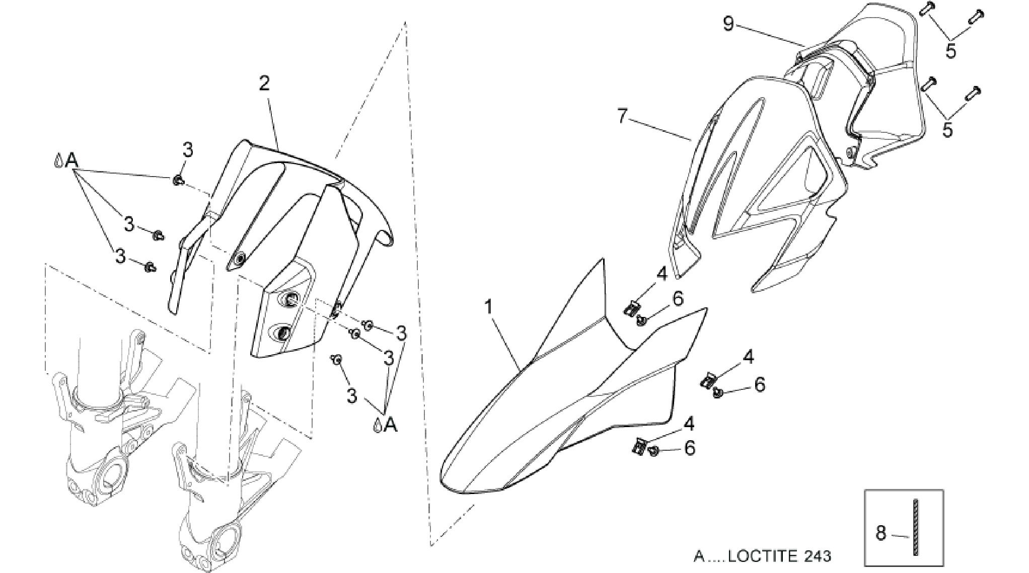 Front body - Front mudguard