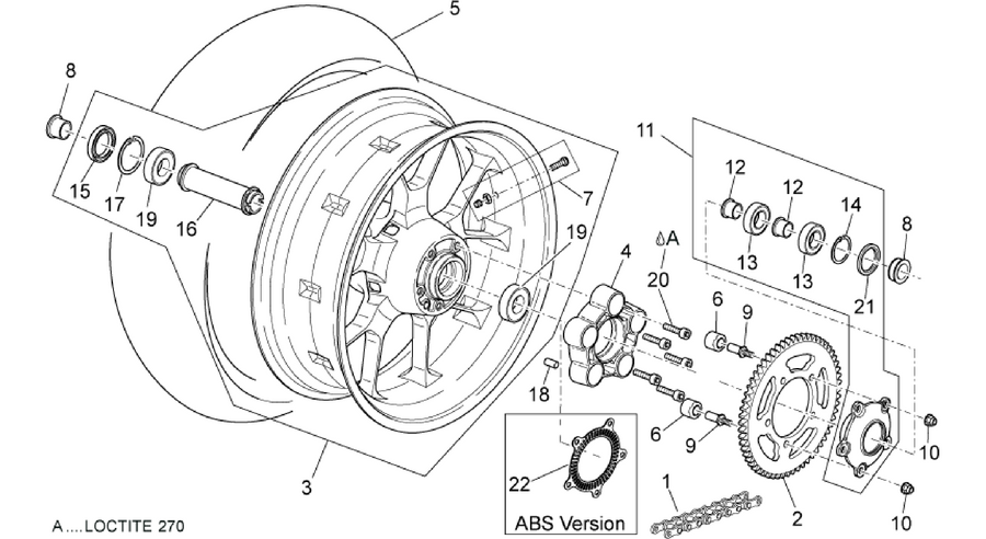 Rear wheel