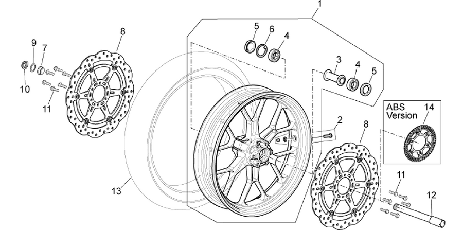 Front wheel