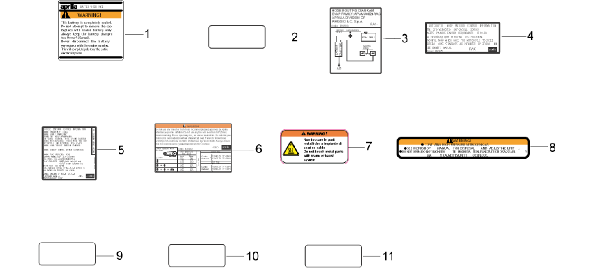 Technical decals