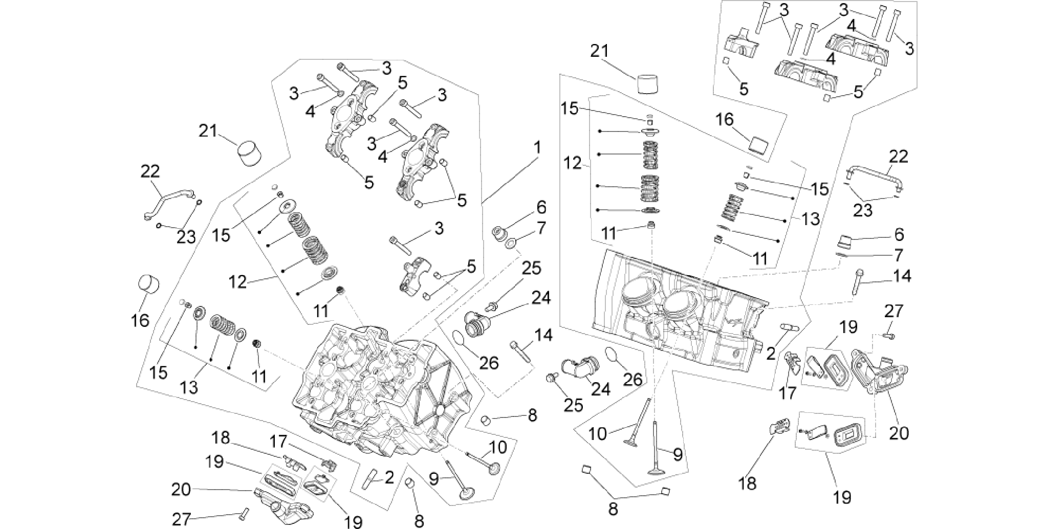 Cylinder head - valves