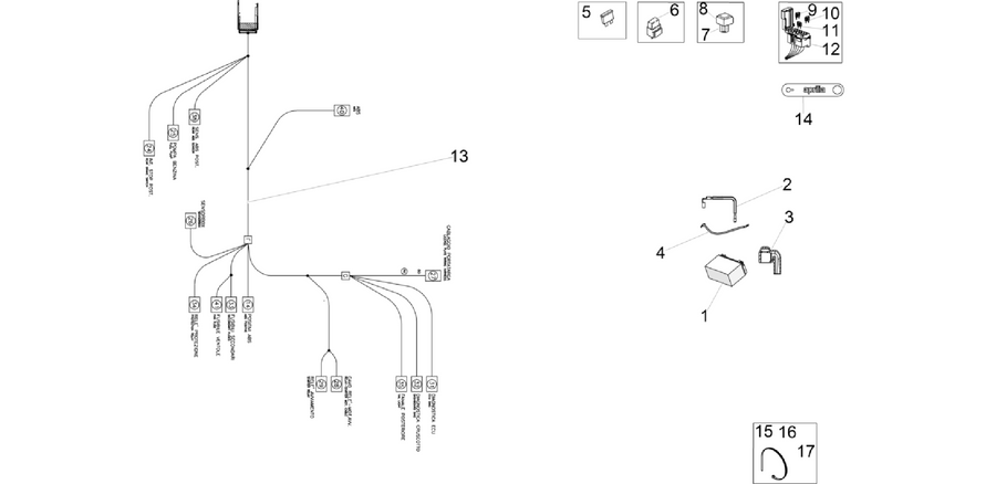 Rear electrical system