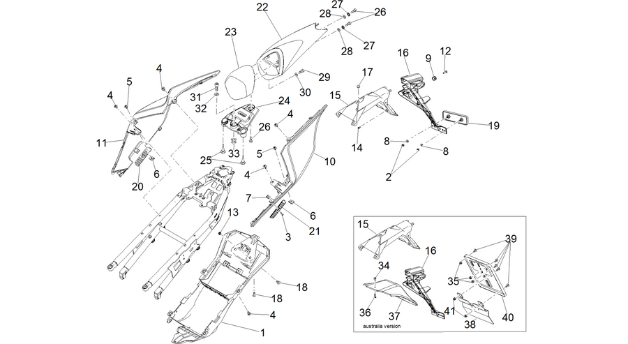 Rear body