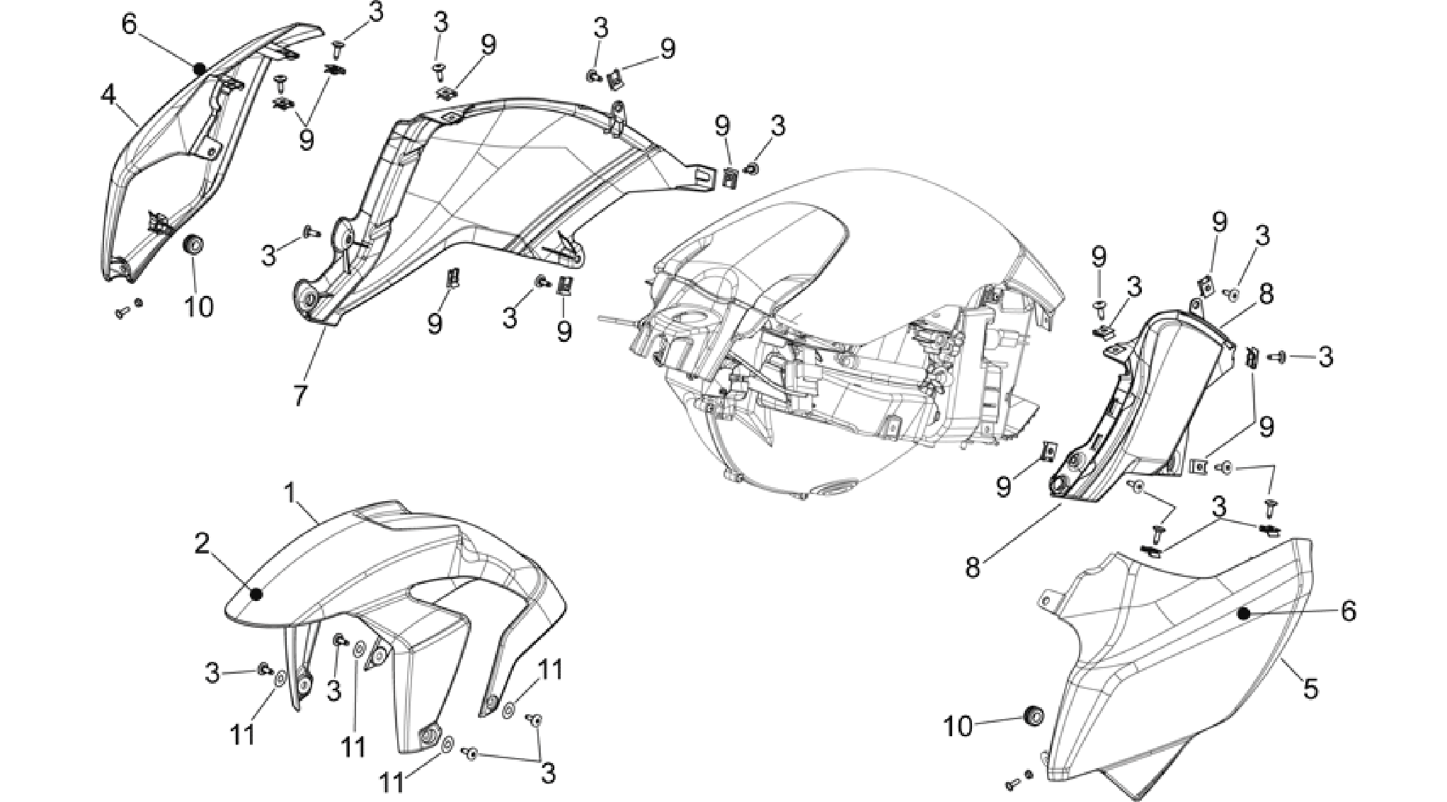Front body - Front mudguard