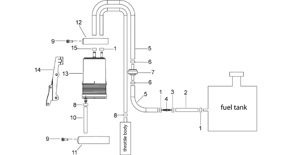 Fuel vapour recover system