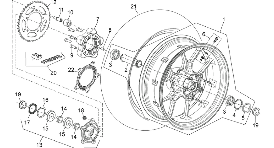Rear wheel