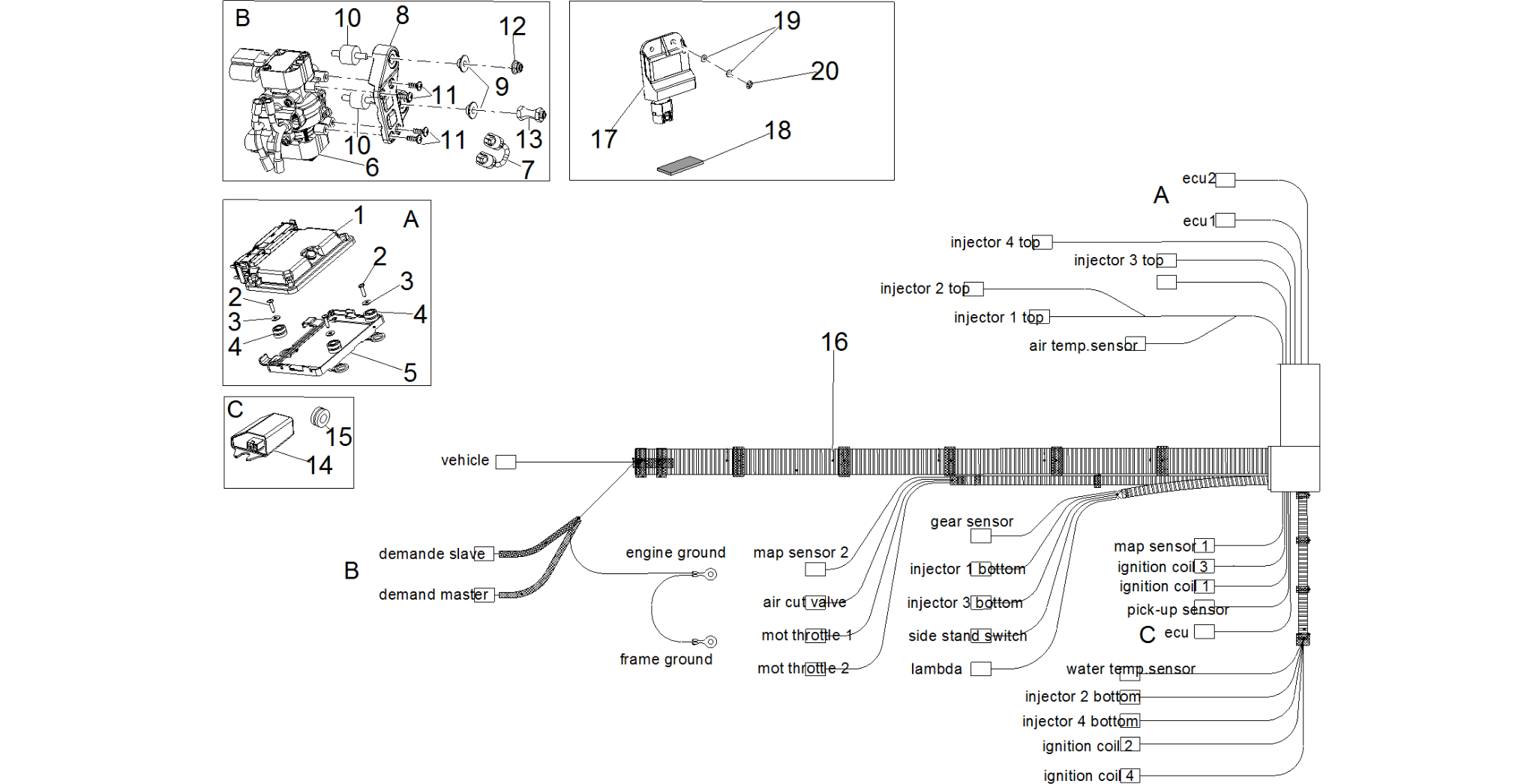 Central electrical system