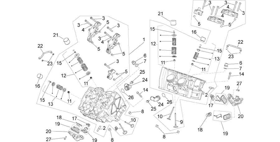 Cylinder head - valves
