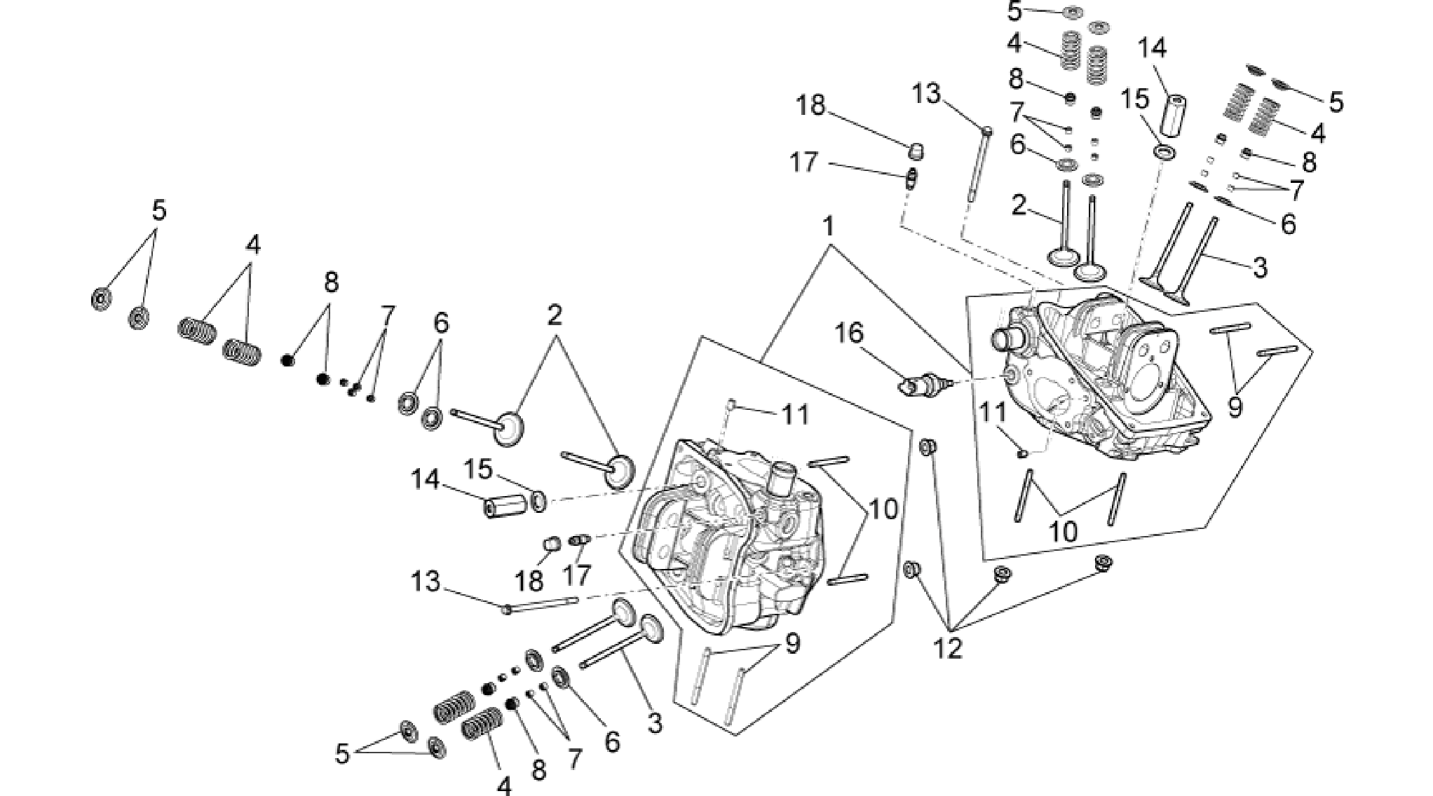 Cylinder head - valves