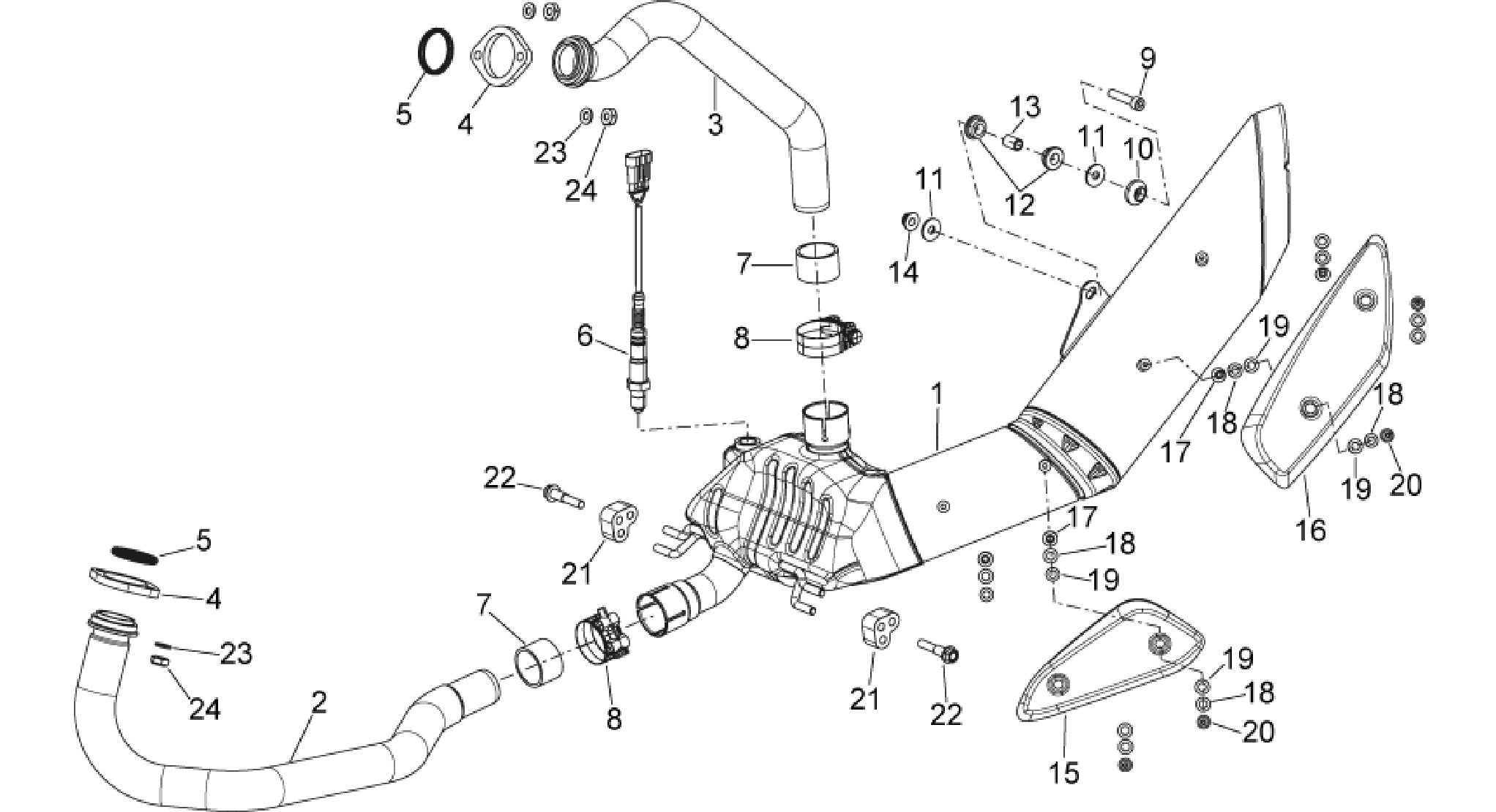 Exhaust unit
