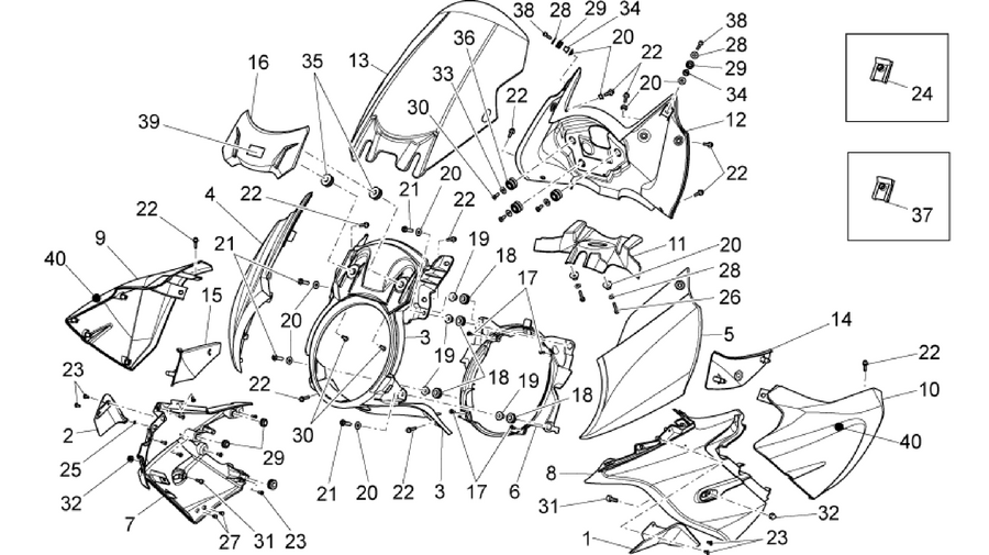 Front body - Front fairing