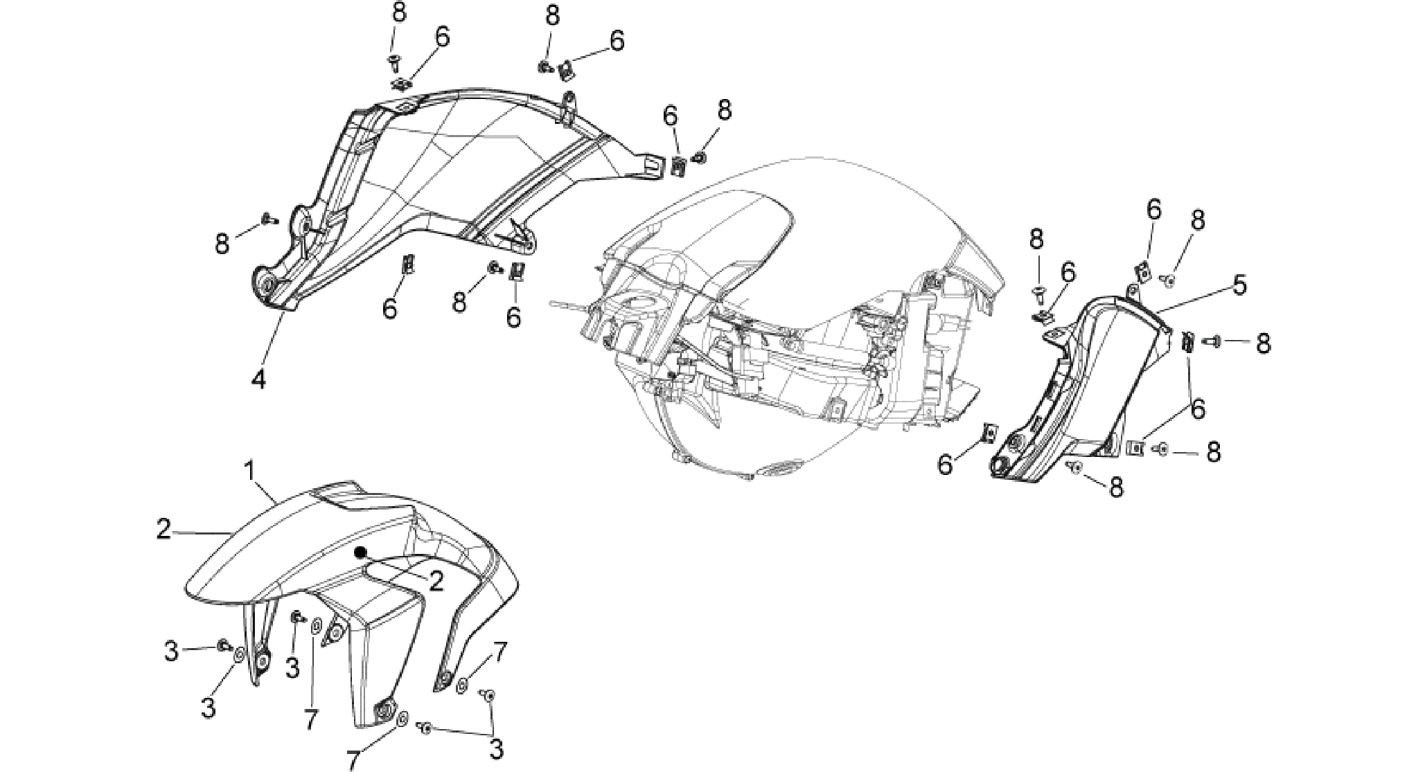 Front body - Front mudguard
