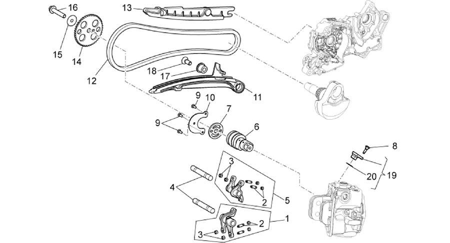 Front cylinder timing system