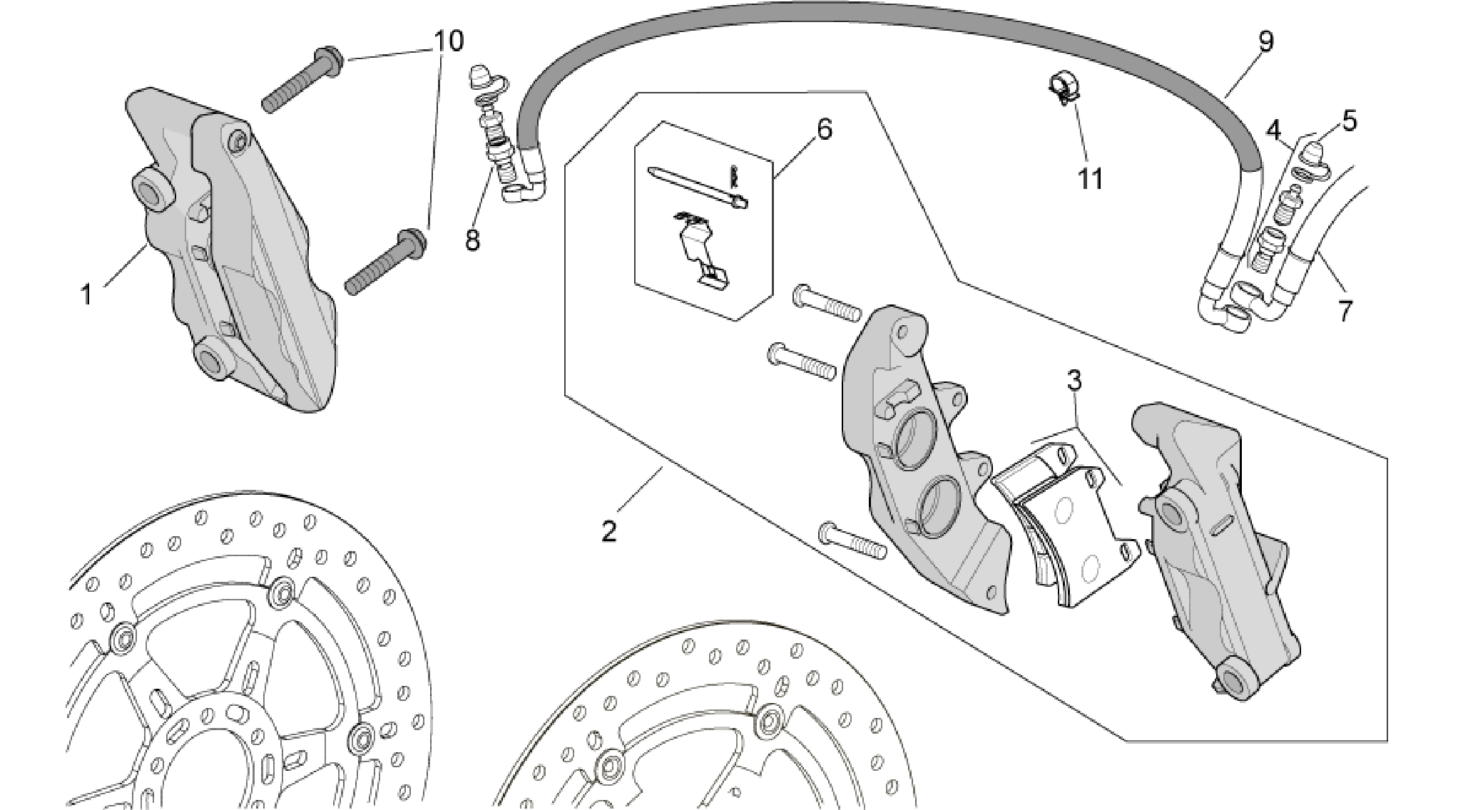 Front brake caliper