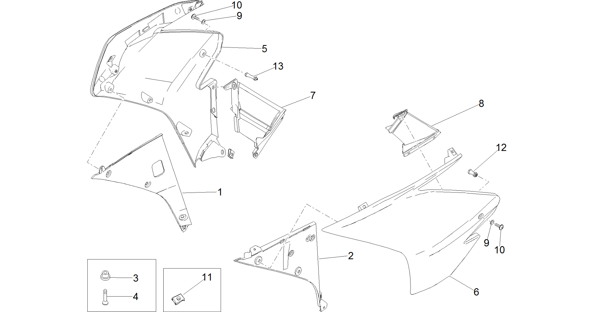 Side fairing