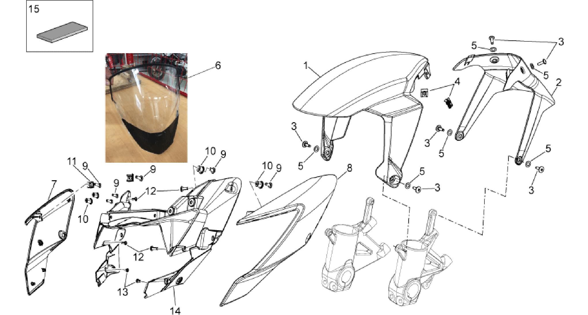 Front body - Front mudguard