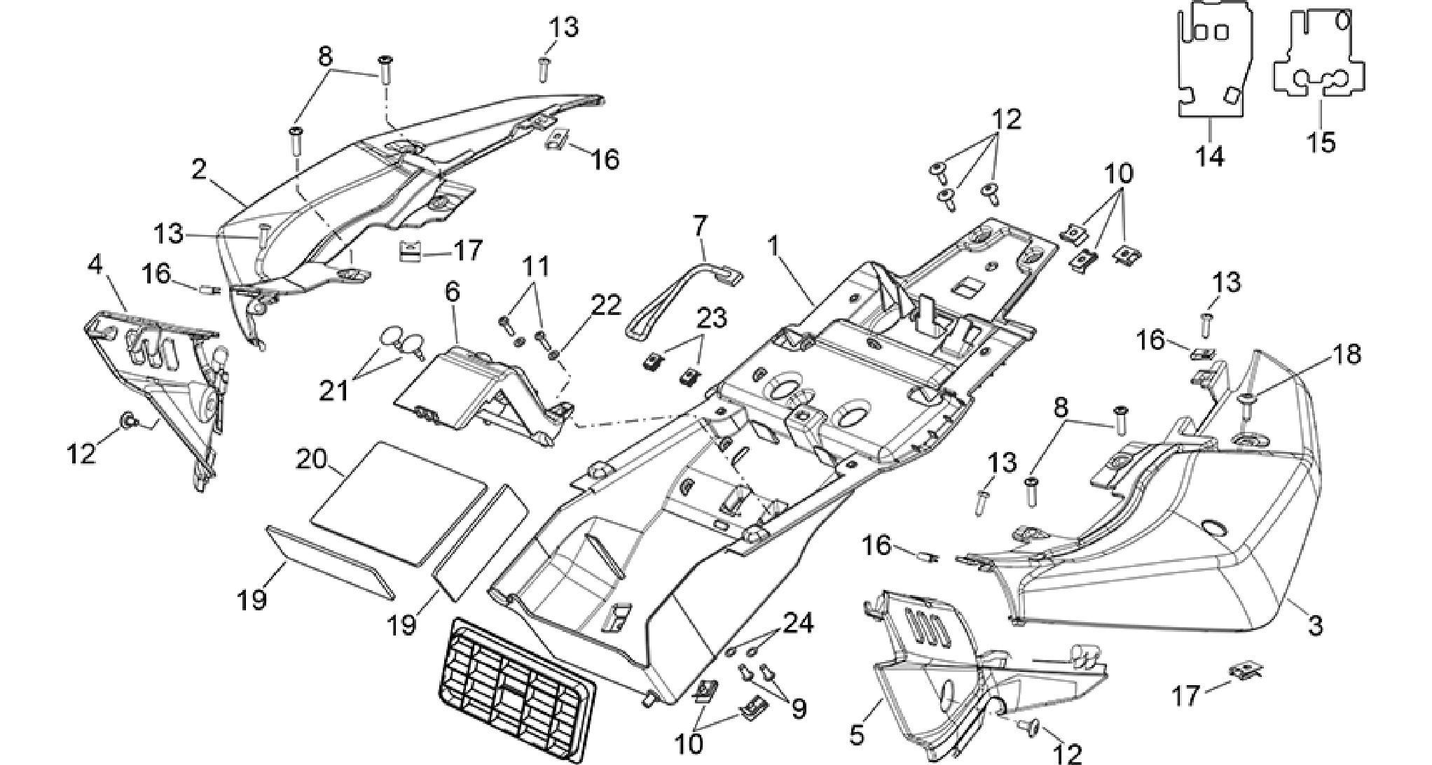 Rear body I