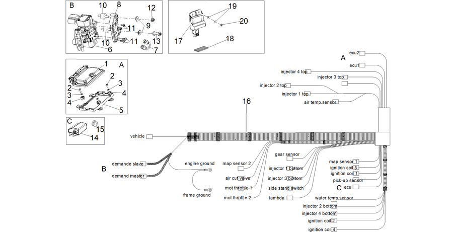 Central electrical system