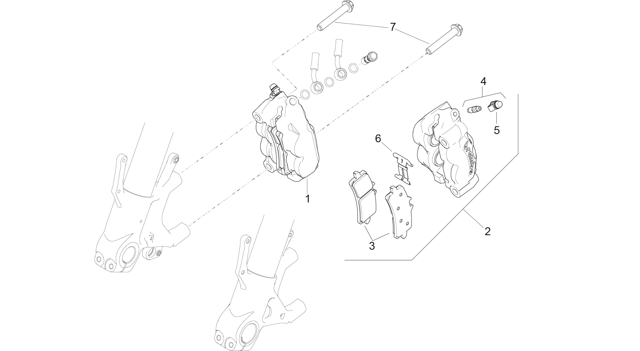 Front brake caliper