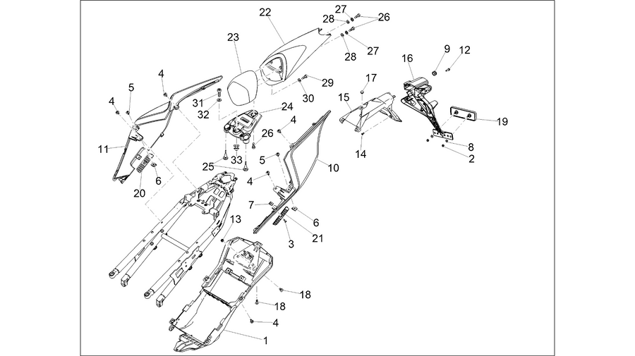Rear body