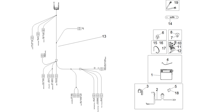 Rear electrical system