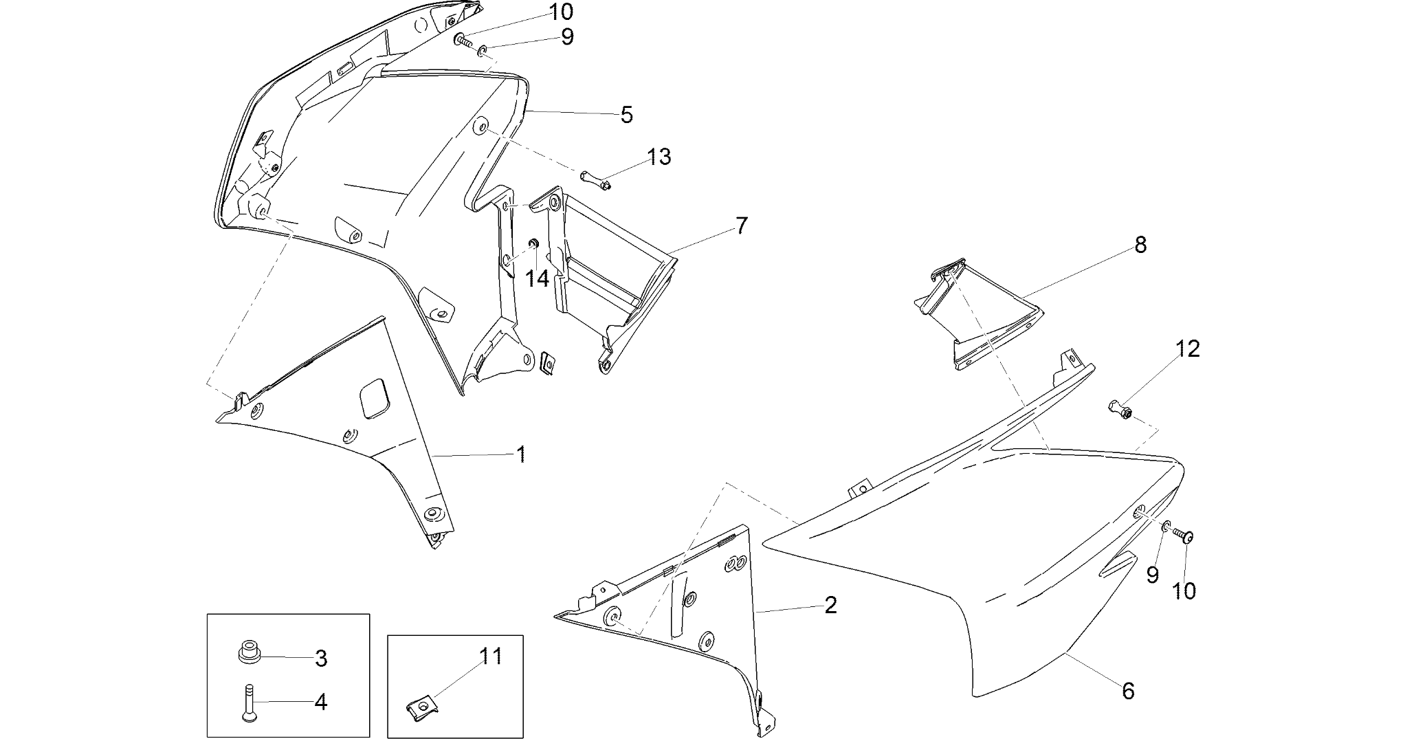 Side fairing