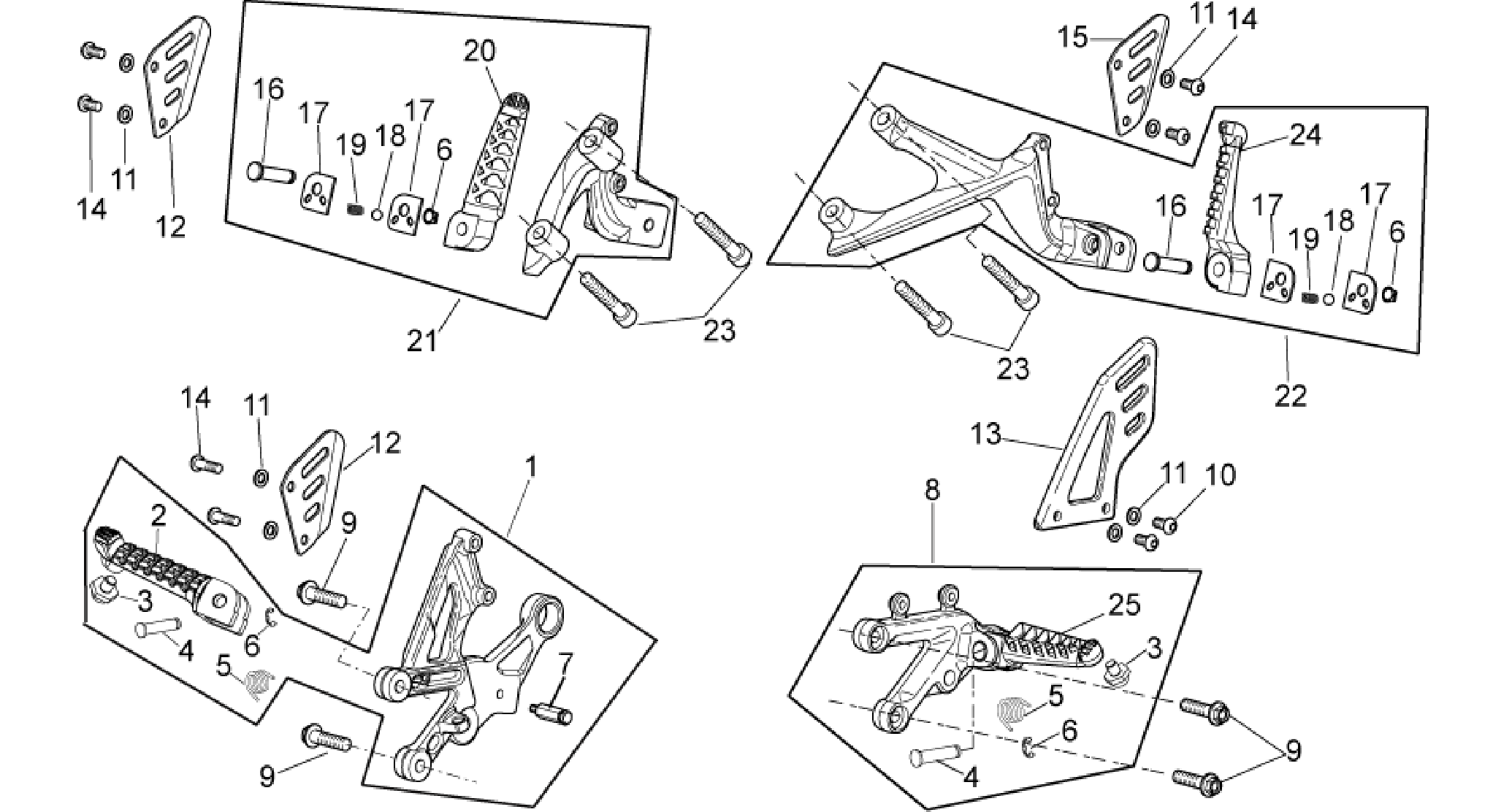 Foot rests