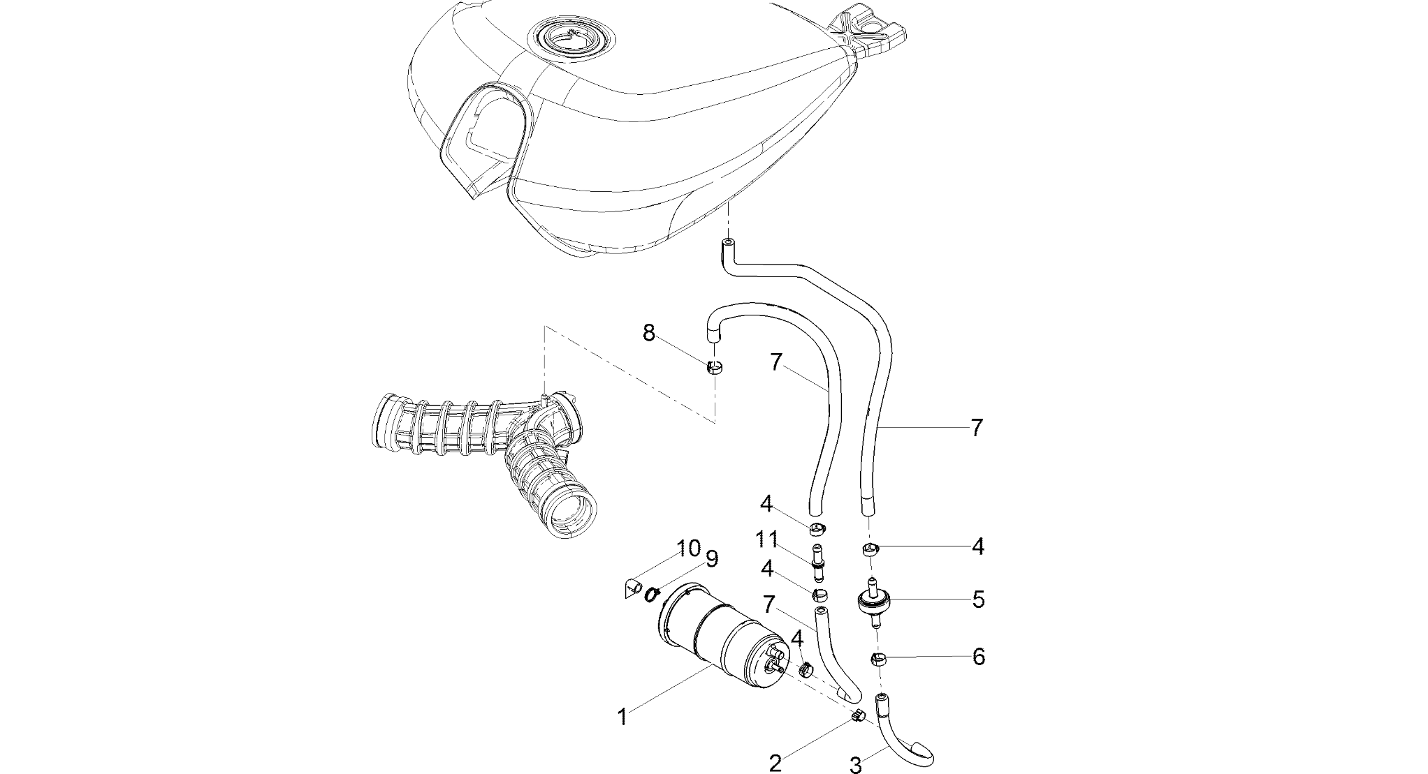 Fuel vapour recover system