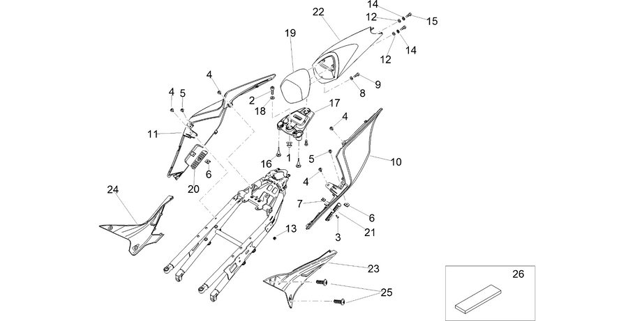 Rear body I