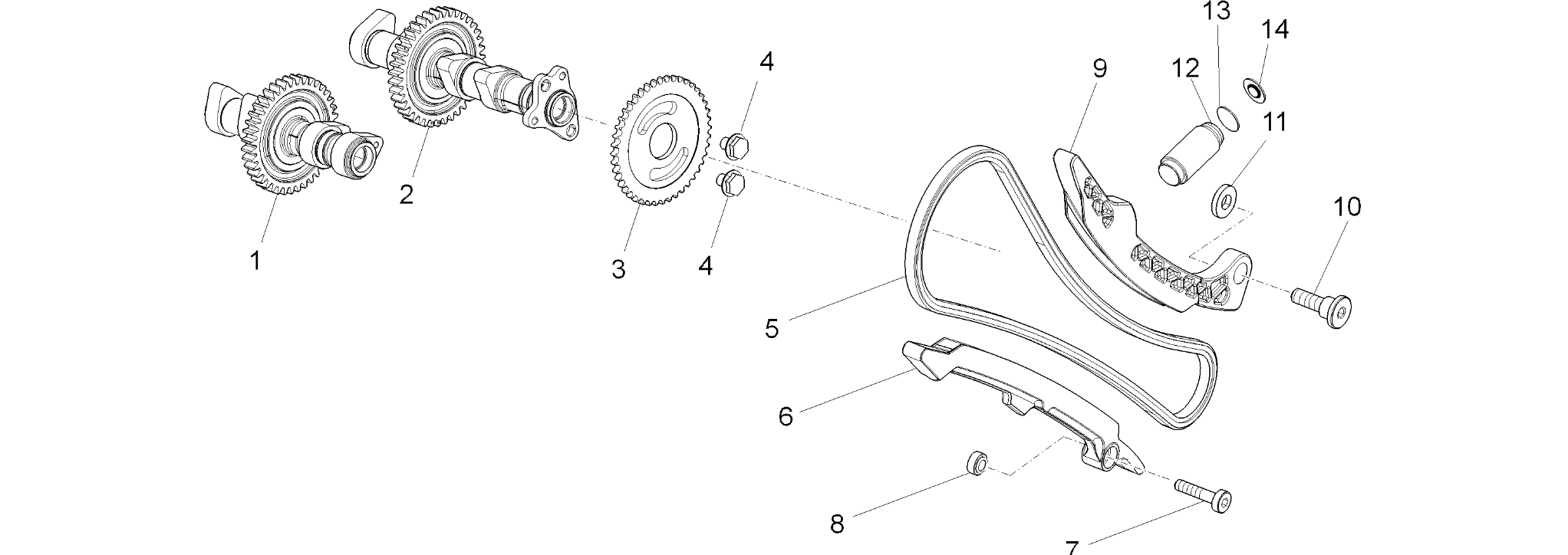 Front cylinder timing system