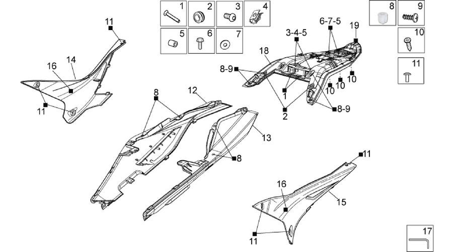 Rear body I