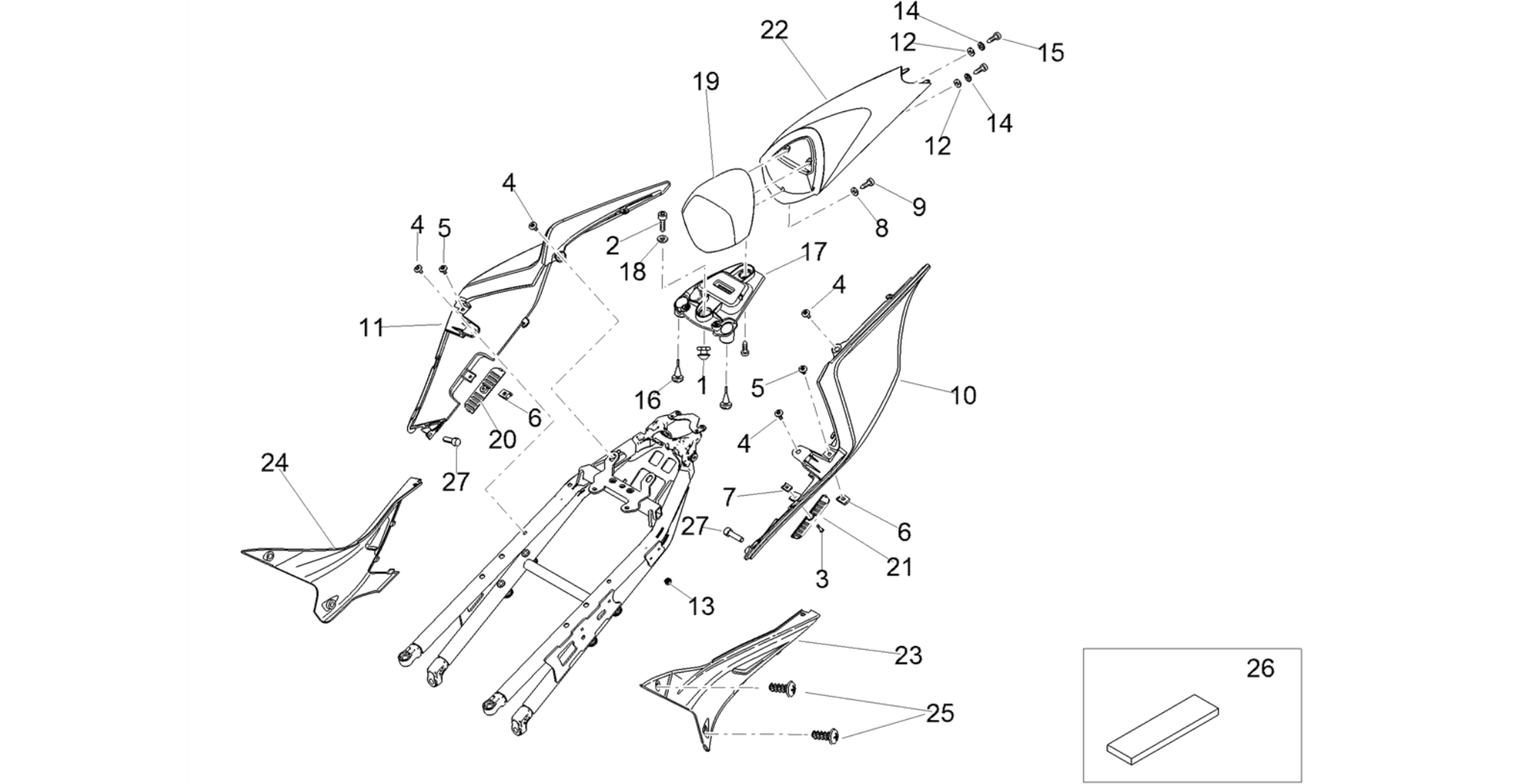Rear body I