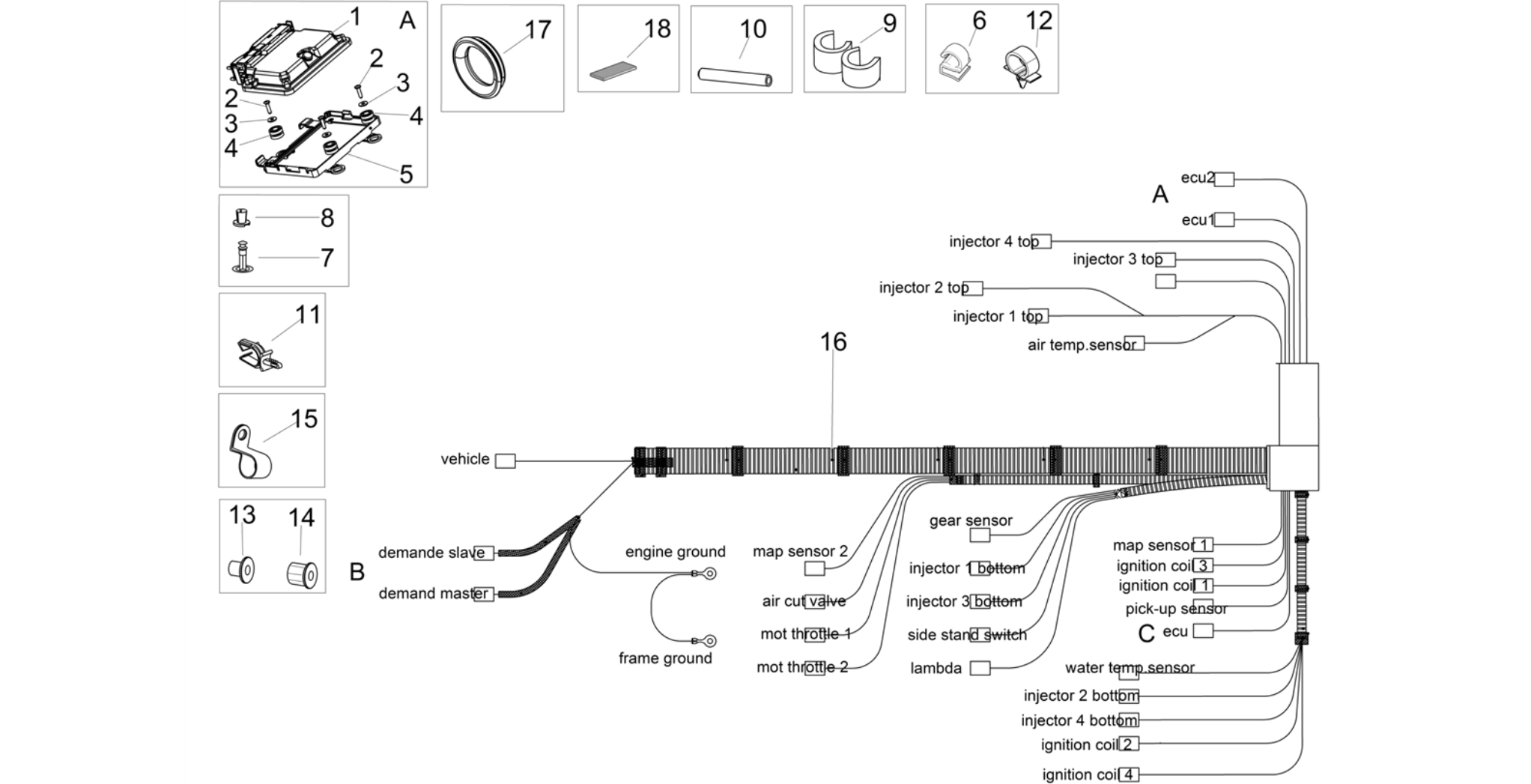 Central electrical system