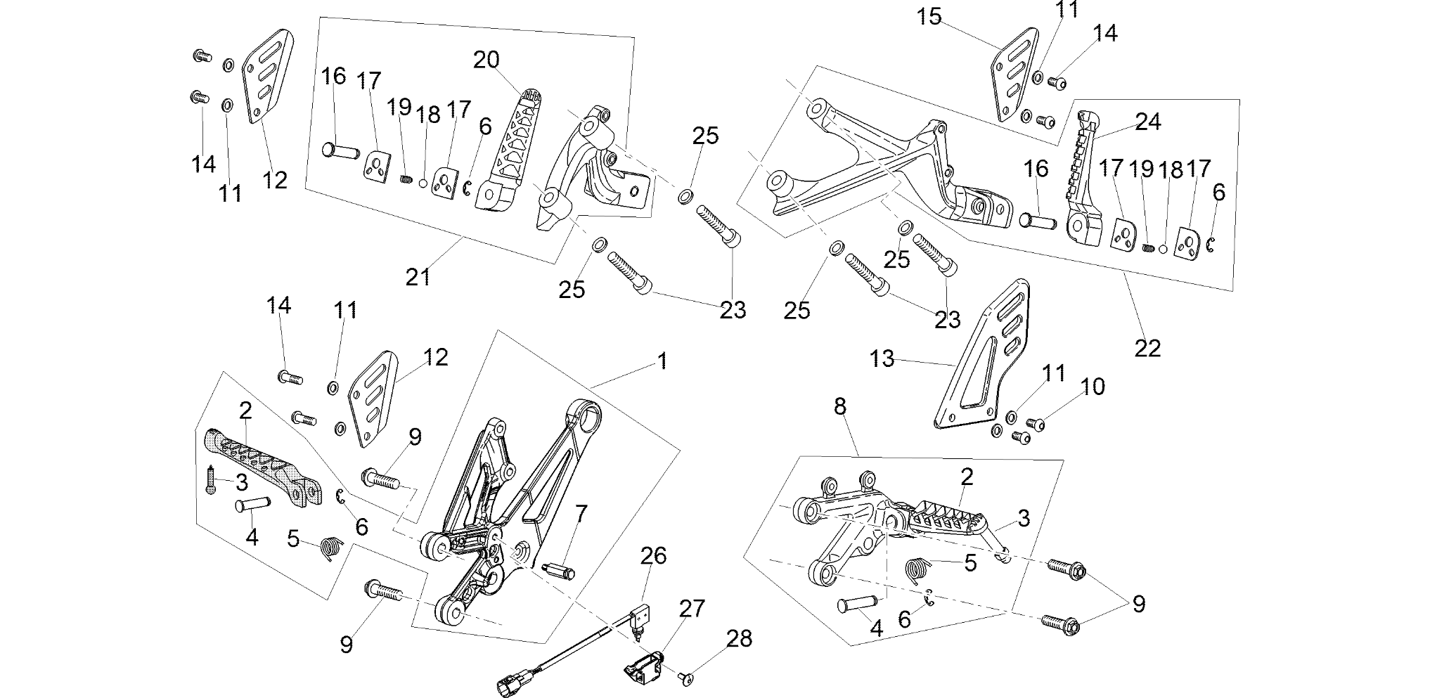 Foot rests
