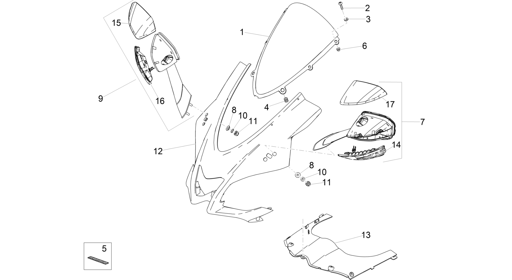 Front fairing