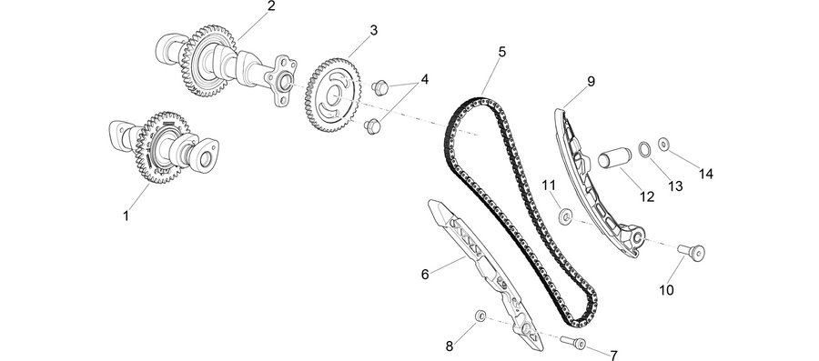 Front cylinder timing system