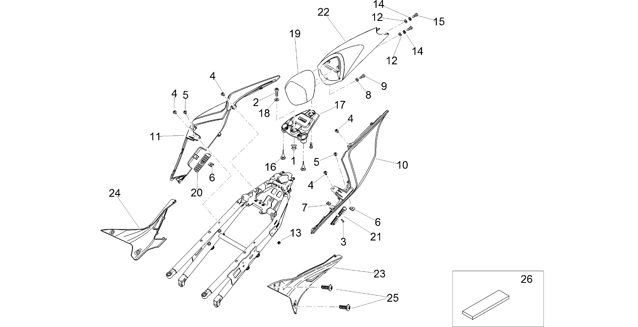 Rear body I