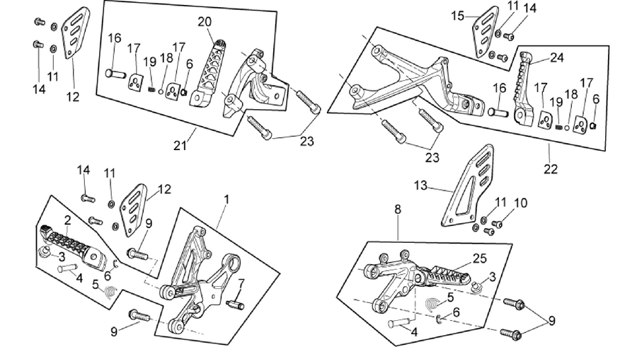 Foot rests