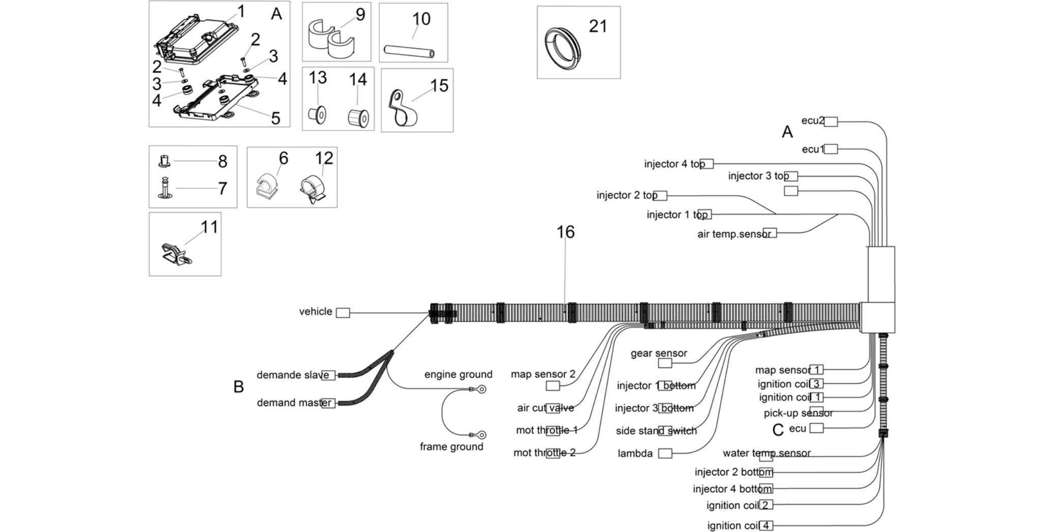 Central electrical system
