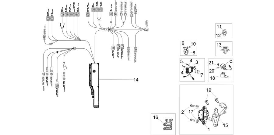 Front electrical system