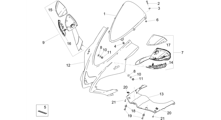 Front fairing