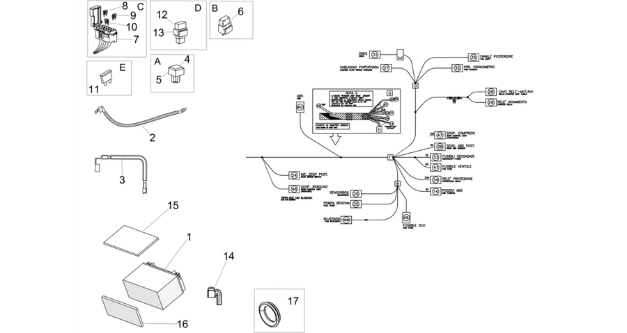 Central electrical system