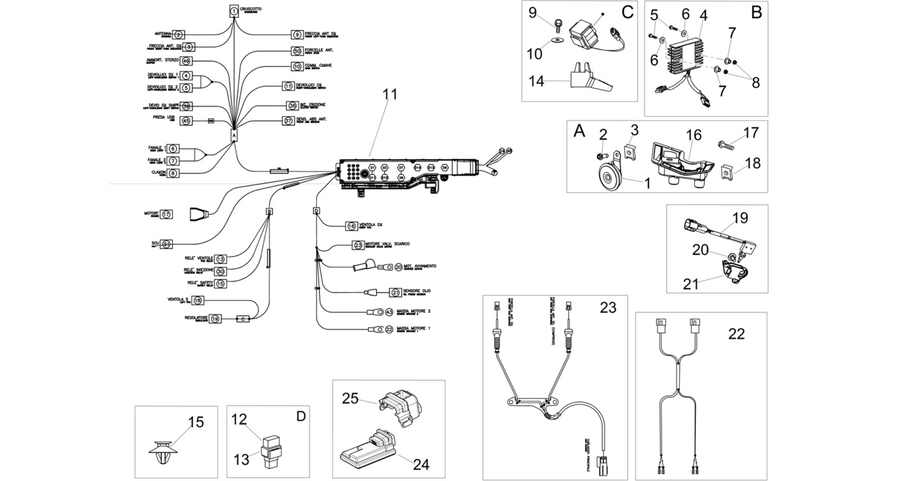 Front electrical system