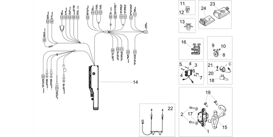 Front electrical system
