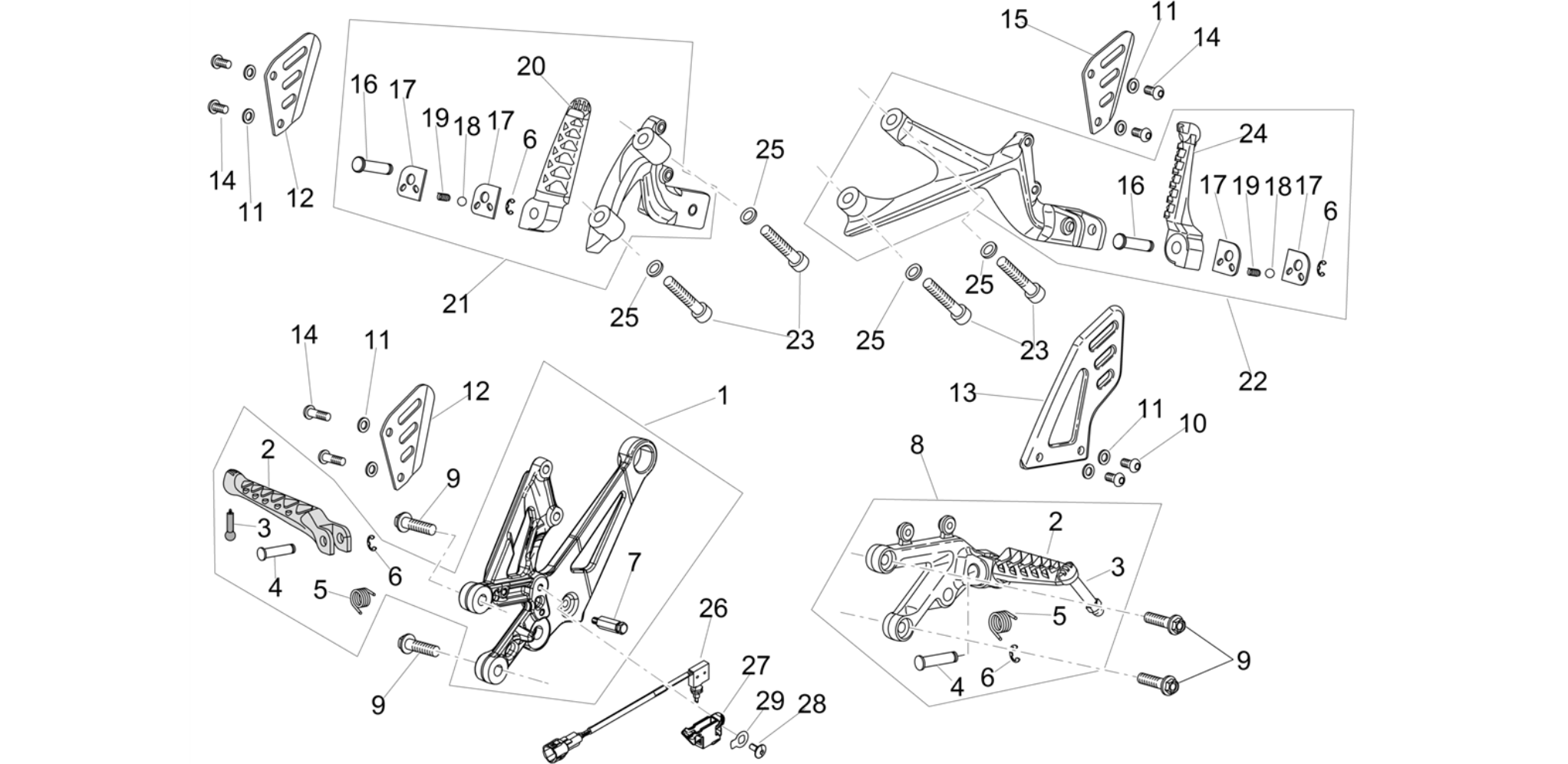 Foot rests